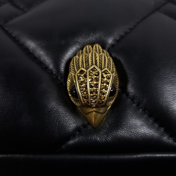 Kurt Geiger Kensington Lambskin Leather - Black - Picture 5 of 7